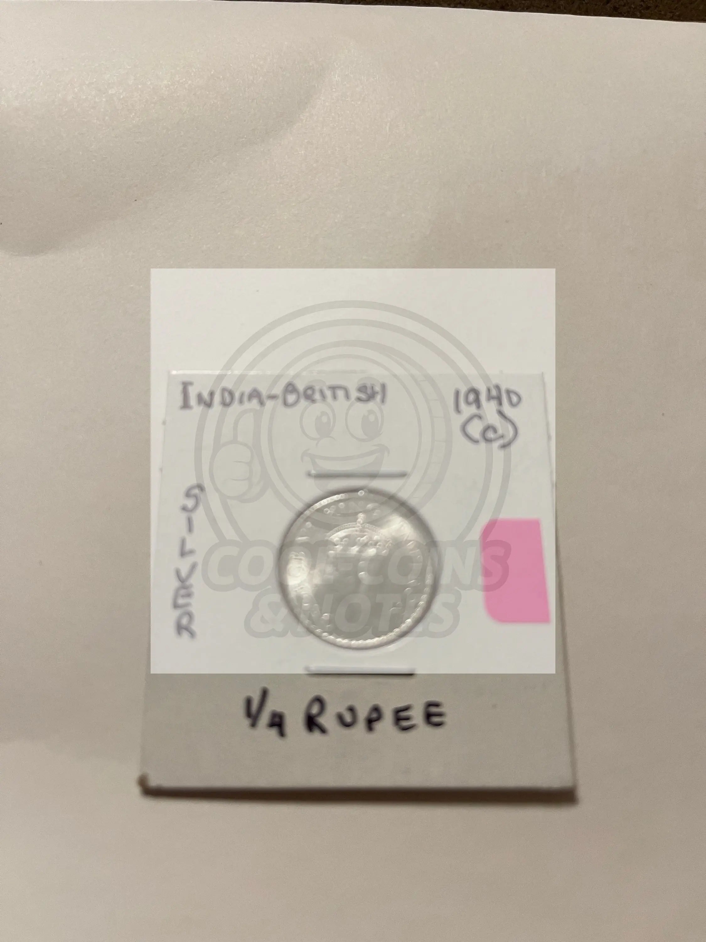 British India 1949 1/4 Rupee - Cool Coins & Notes